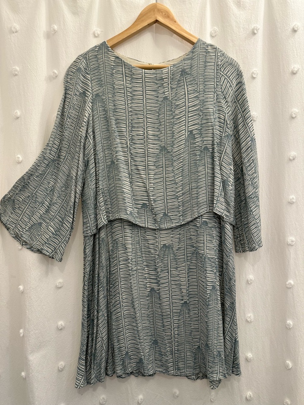 Manaola Kinolau Fern Print Dress Small